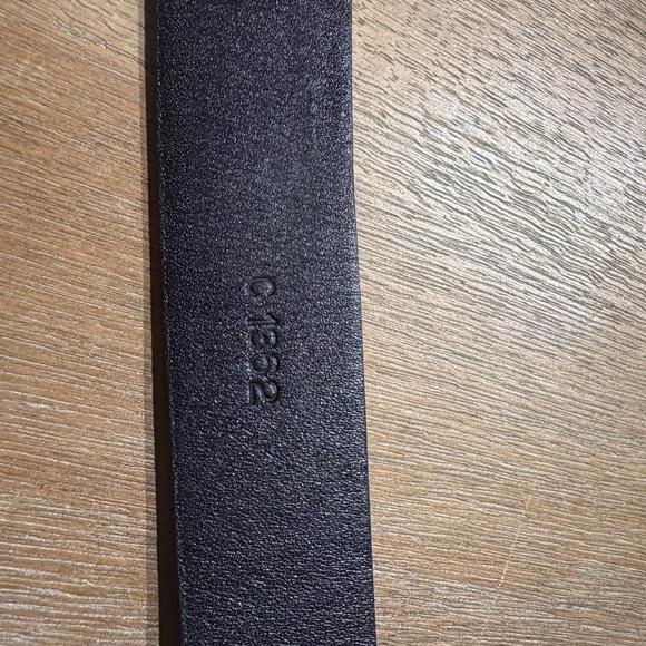 Prada Vintage Black Leather Belt